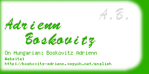 adrienn boskovitz business card